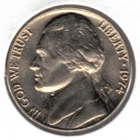 1974 nickel