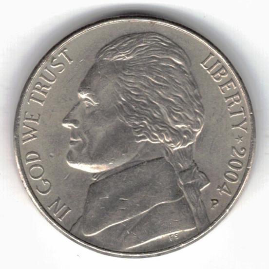 2004-P nickel