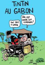 Tintin in Gabon by Pahé