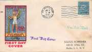 Scott 719, 5c Summer Olympics, Olympic Cover Co full color cachet